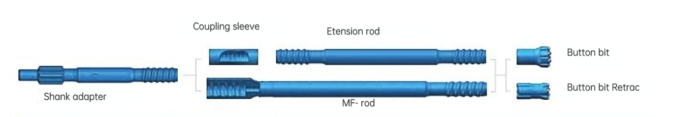 R38 Thread Button Bit Drill Bit