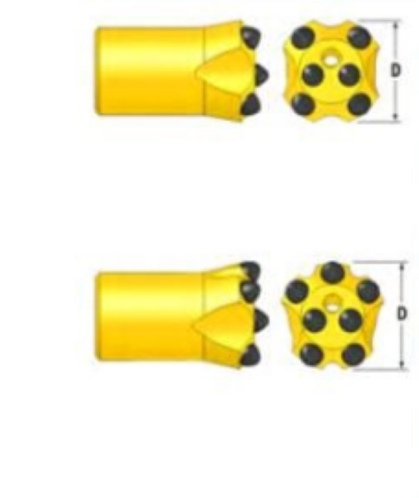 R28 38mm Threaded Rock Drill Button Bit